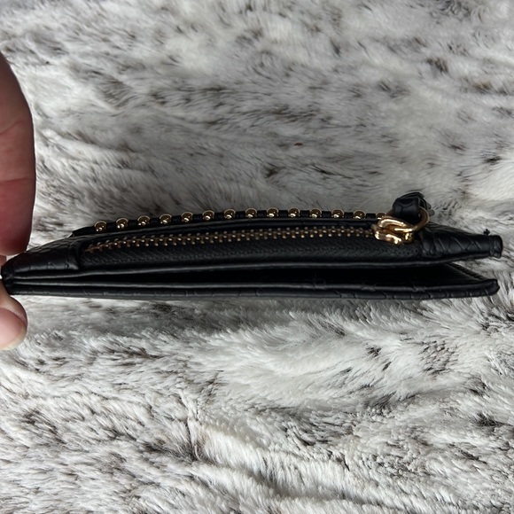 EUC Jessica Simpson Slim Croc Embossed Leather Wallet - Picture 6 of 9